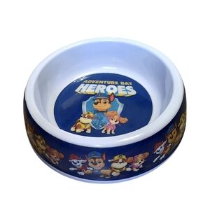 Paw Patrol Adventure Bay Heroes Dog Bowl - Blue and White